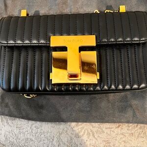 Brand New Tom Ford T-Chain Medium Shoulder/Clutch Bag